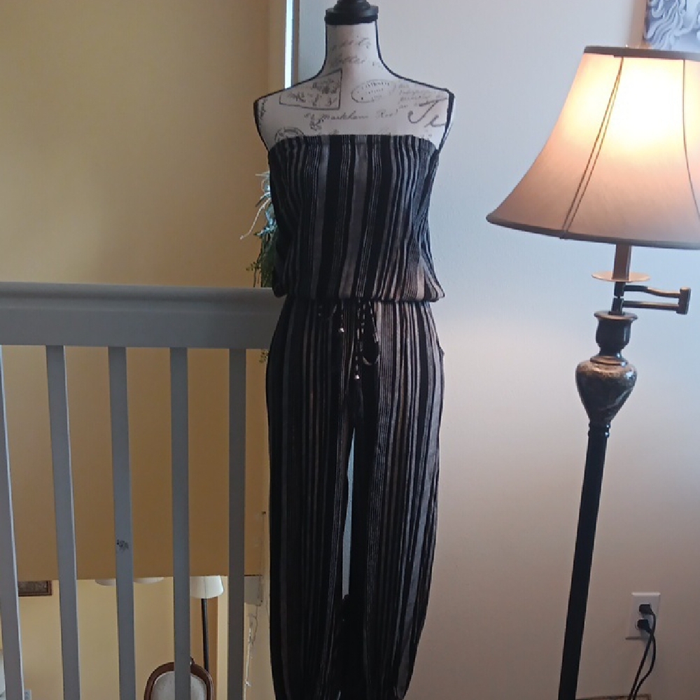 Blue Island Black Jumpsuit Chic and Versatile